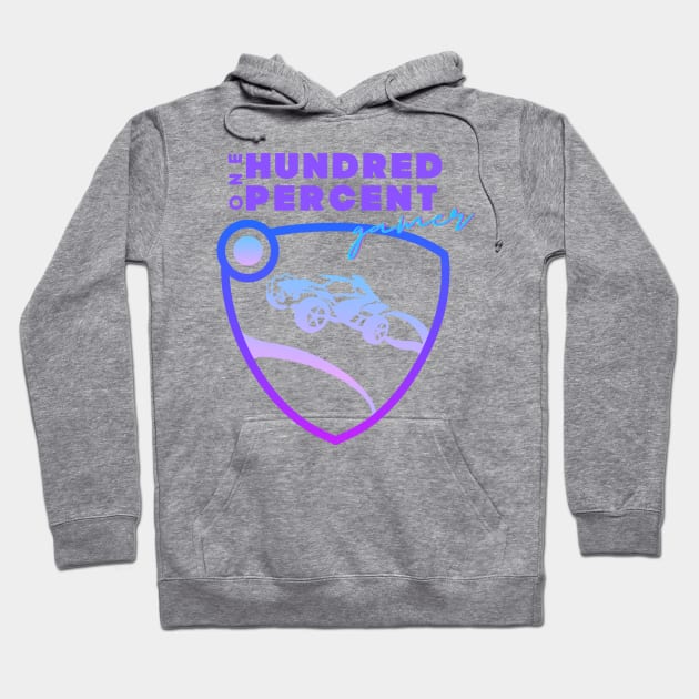 100 % RocketLeague Hoodie by 100 PCT GAMER X